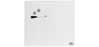 Tableau magnétique en verre, (L)450 x (H)450 mm, blanc