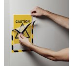 Cadre d'affichage magnétique SECURITY, A4