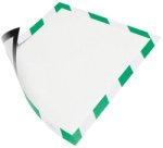 Cadre magnétique SECURITY, format A4, vert/ blanc