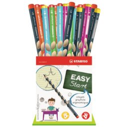 Crayon graphite EASYgraph, présentoir carton de 36