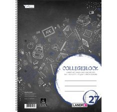 Cahier à spirale 'college', format A4, ligné, 160 p.