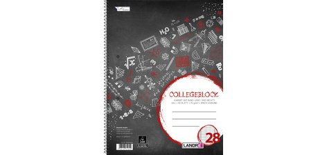 Cahier à spirale 'college', A4, quadrillé, 160 pages