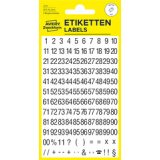 ZDesign HOME Stickers chiffres, chiffres 1 à 99 + 00, noir