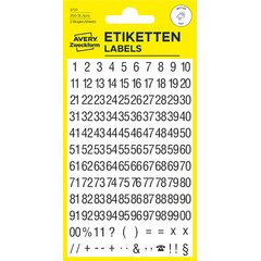 ZDesign HOME Stickers chiffres, chiffres 1 à 99 + 00, noir