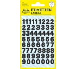 Stickers de chiffres, chiffres 0-9, noir