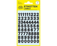 Stickers de chiffres, chiffres 0-9, noir