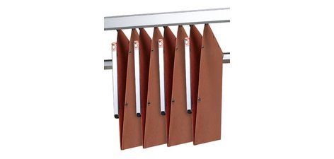 2 rail oaz plastique longueur 1,2 m plastique noir