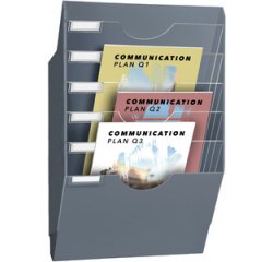 ReCeption by CEP présentoir mural avec 5 compartiments, gris