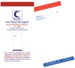 Bloc Maître d'Hôtel, 75 x 150 mm, 50 feuillets dupli