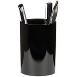 Pot à crayons cep confort polystyrène antichoc haute qualité parois épaisses hauteur 105mm diamètre 75mm coloris noir