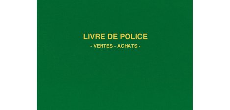 Register 'Precious Metals Police Book', 200 pages