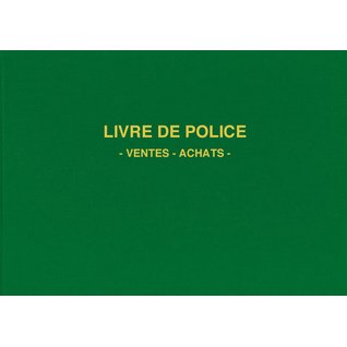 Registre 'Livre de police métaux précieux', 200 pages