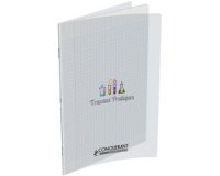Cahier travaux pratiques, 170 x 220 mm