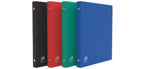 Classeur 2 anneaux plastifié Elba Memphis A5 - Dos 2 cm couleurs assorties