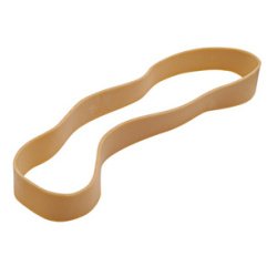 Bracelets caoutchouc larges, nature, 120 x 10 mm, sac 1 kg