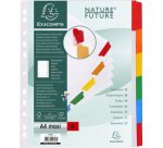 Divider A4+ 160g 6P White/ColouRed - White