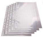 Pochette perforée, A4, PP, 70 microns, transparent