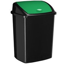 Poubelle plastique 50 L à couvercle basculant CEP