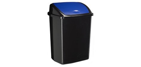 CEP Poubelle ROSSIGNOL, couvercle basculant, noir
