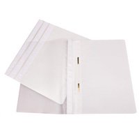 Chemise à lamelle, A4, film PP, blanc