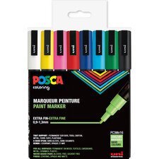 Marqueur à pigment PC-3M, étui de 16