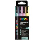 Marqueur à pigment PC3M, étui de 4, couleurs douces