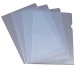 Pochette transparente, A4, film PP, grainé
