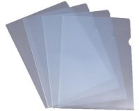 Pochette transparente, A4, film PP, grainé