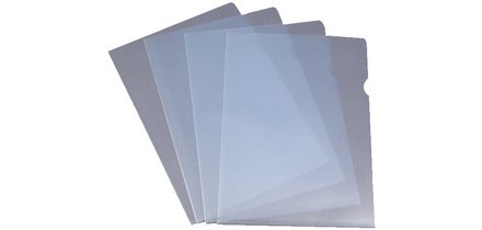 Pochette transparente, A4, film PP, grainé