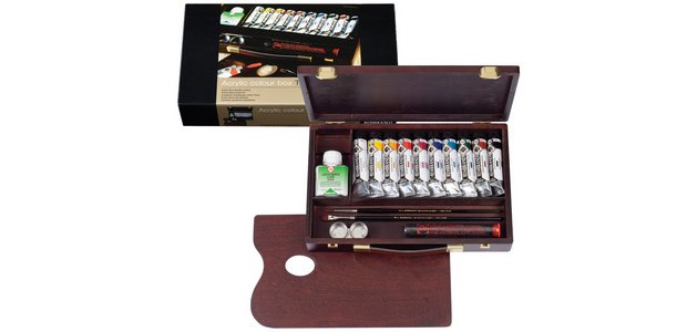 ROYAL TALENS REMBRANDT coffret couleur acrylique 'TRADITIONA