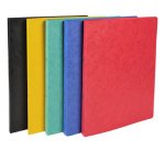 Classeur carton, 2 anneaux, A4, assorti