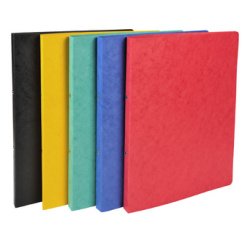 Classeur carton, 2 anneaux, A4, assorti