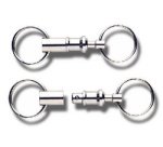 Support pour clés, avec un raccordement, argent