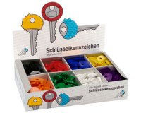 Protections rondes pour clés, présentoir de 200