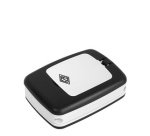 Loupe de table Pocket avec lumière LED, blanc/noir