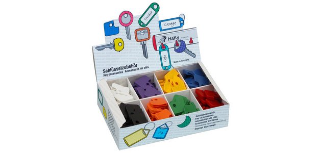 Protections angulaires pour clés, présentoir de 200