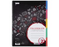 Cahier à spirale avec intercalaires 'COLLEGE', A4,