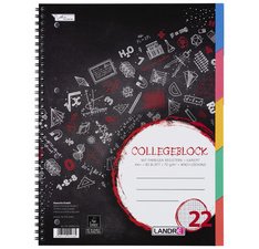 Spiraalschrift met tabbladen 'COLLEGE', A4,