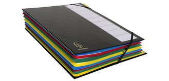 Trieur Harmonika, PP, 7 compartiments, noir