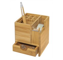 Pot à crayons, en bambou