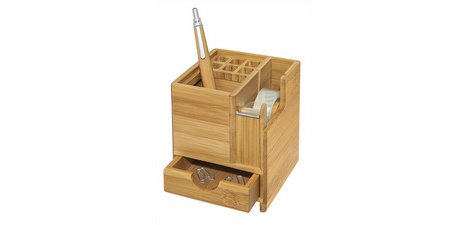 Bamboo pencil holder