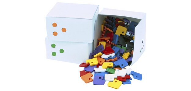 Angular protections for keys, box of 100 pieces