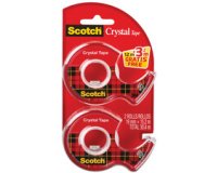 Dévidoir à main Crystal, transparent, pack économique