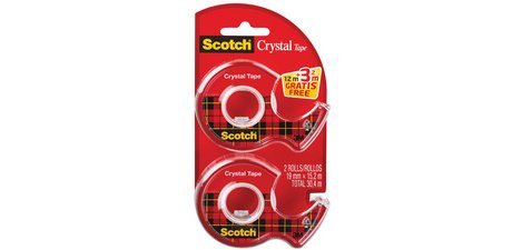 Crystal handheld dispenser, transparent, value pack