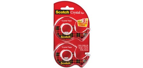 Dévidoir à main Crystal, transparent, pack économique