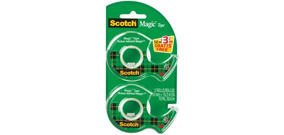 Dévidoir à main Magic, équipé, transparent