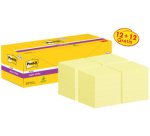 Bloc-note Super Sticky Notes, 76 x 76 mm, 12  12