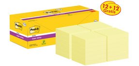Bloc-note Super Sticky Notes, 76 x 76 mm, 12  12