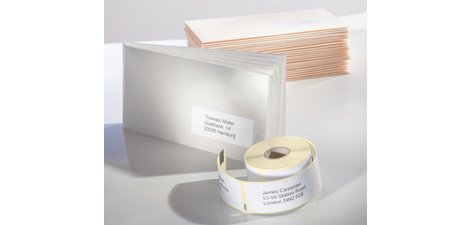 Etiquettes en rouleau, 89 x 28 mm, blanc