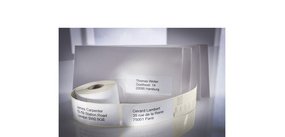 Roll labels, 19 x 51 mm, white
